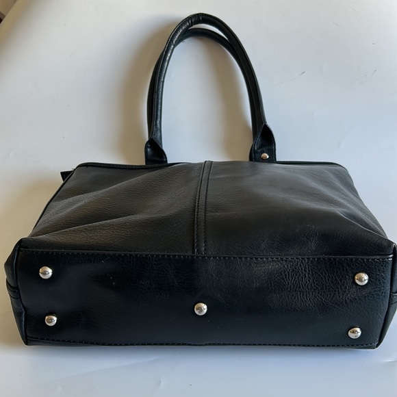 Aldo Black Soft Faux Leather Tote Bag - Picture 10 of 16